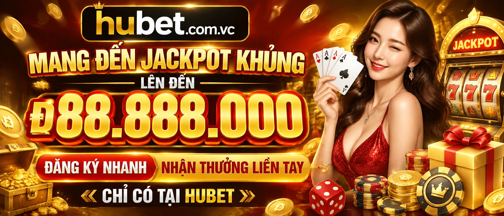 Game nổ hũ HUBET với giao diện hiện đại