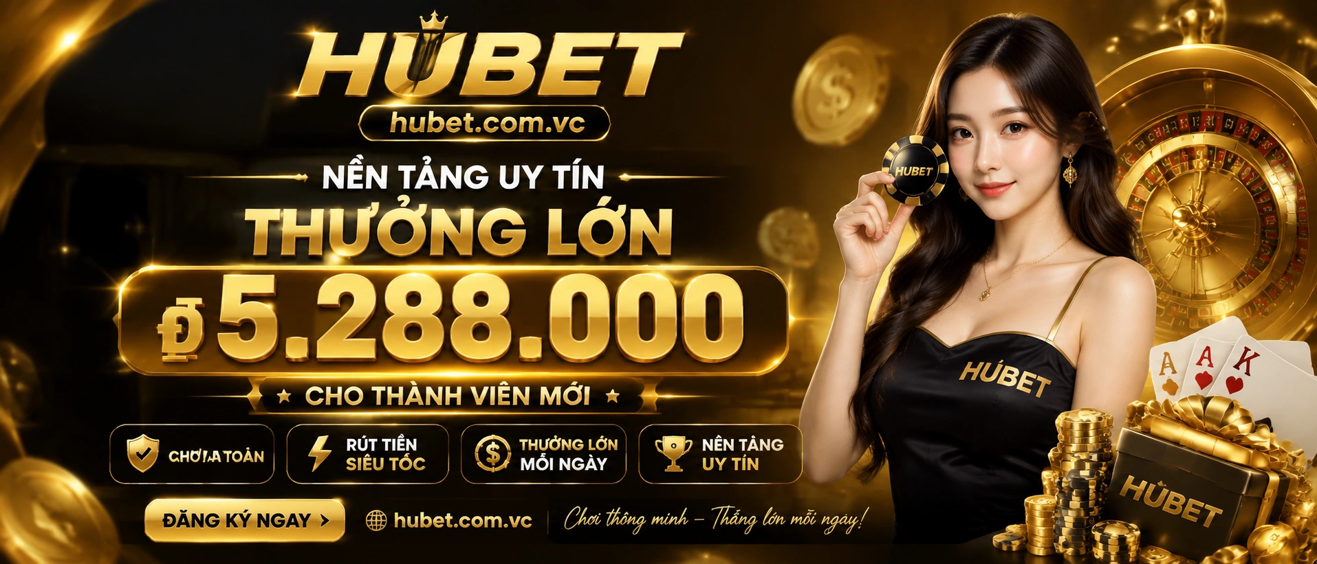 Slot game HUBET với chủ đề nổi bật