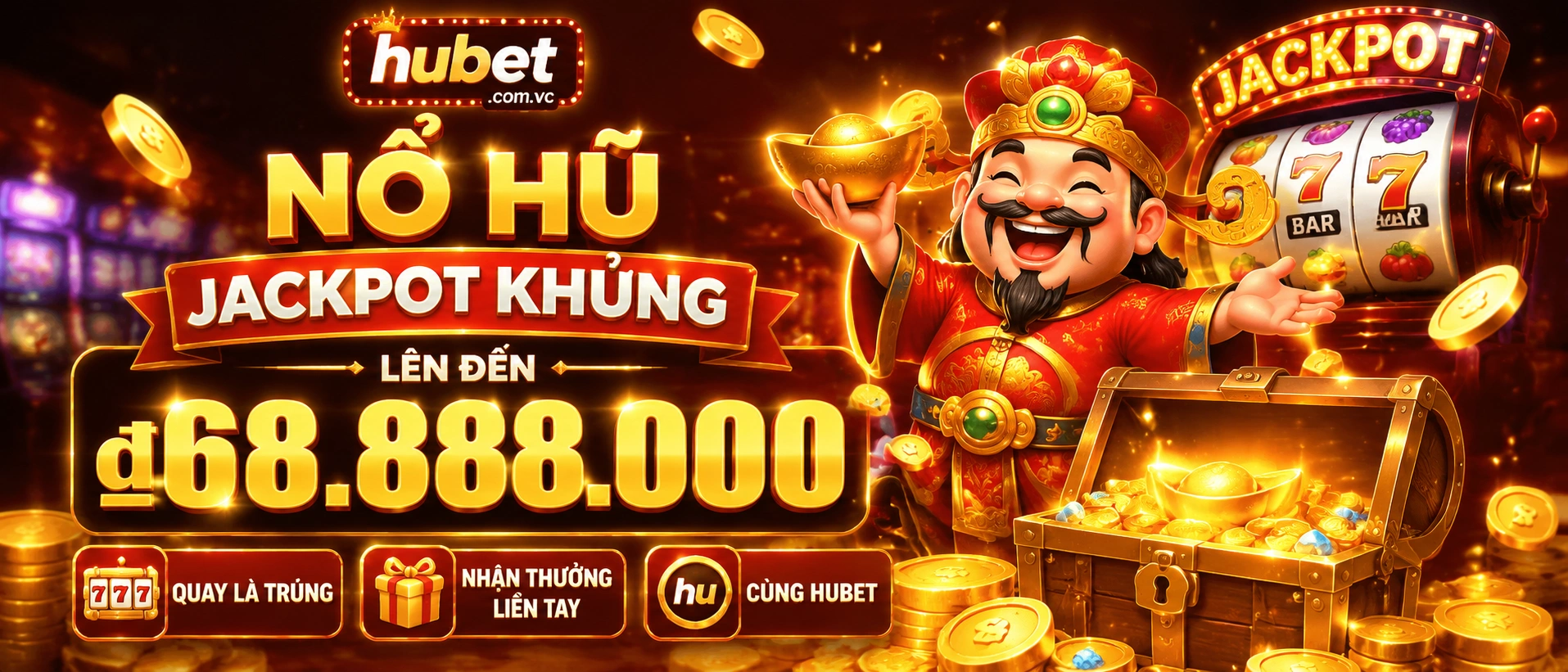 Ảnh giao diện HUBET Nổ Hũ tối ưu cho điện thoại