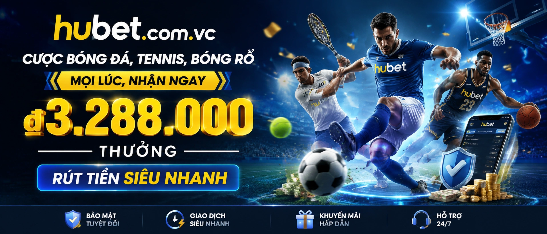 HUBET - trải nghiệm truy cập mượt và tối ưu trên mobile