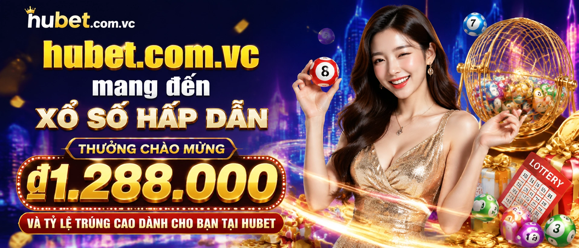 HUBET Xổ Số trên điện thoại - xem kết quả nhanh, giao diện responsive